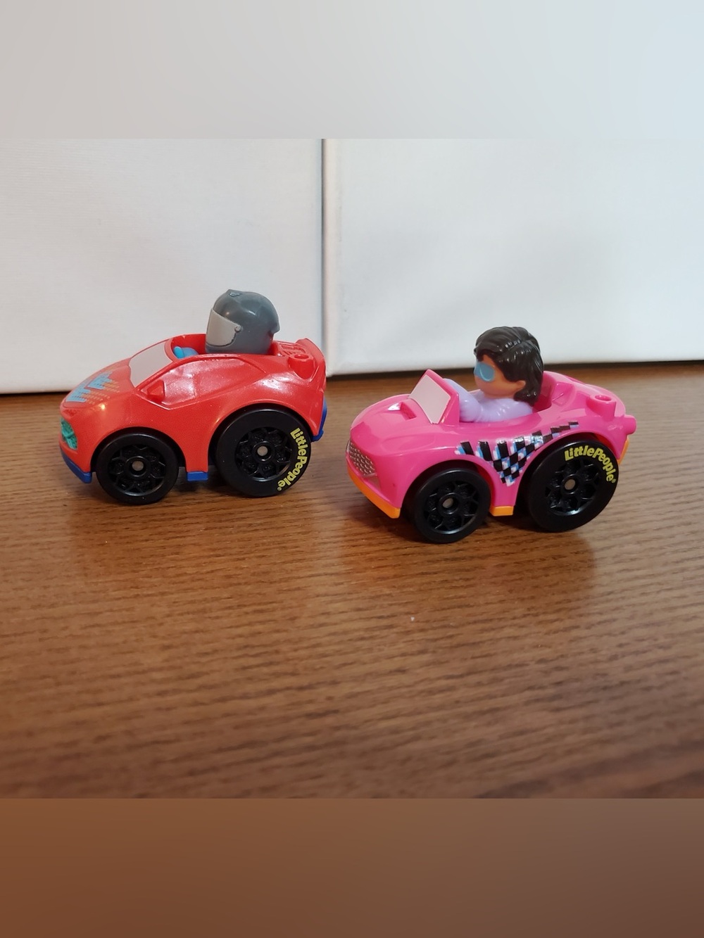 Set of Two Little People Wheelies